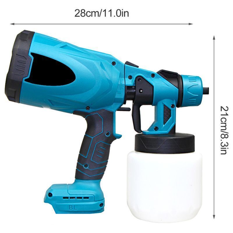 Cordless Paint Jet Pro | Powerful Brushless Motor, Adjustable Flow Control & Ideal for Indoor/Outdoor Painting Projects