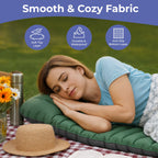 Camping Inflatable Portable Mattress | Lightweight, Built-in Foot Pump & Compact Design for Outdoor Adventures