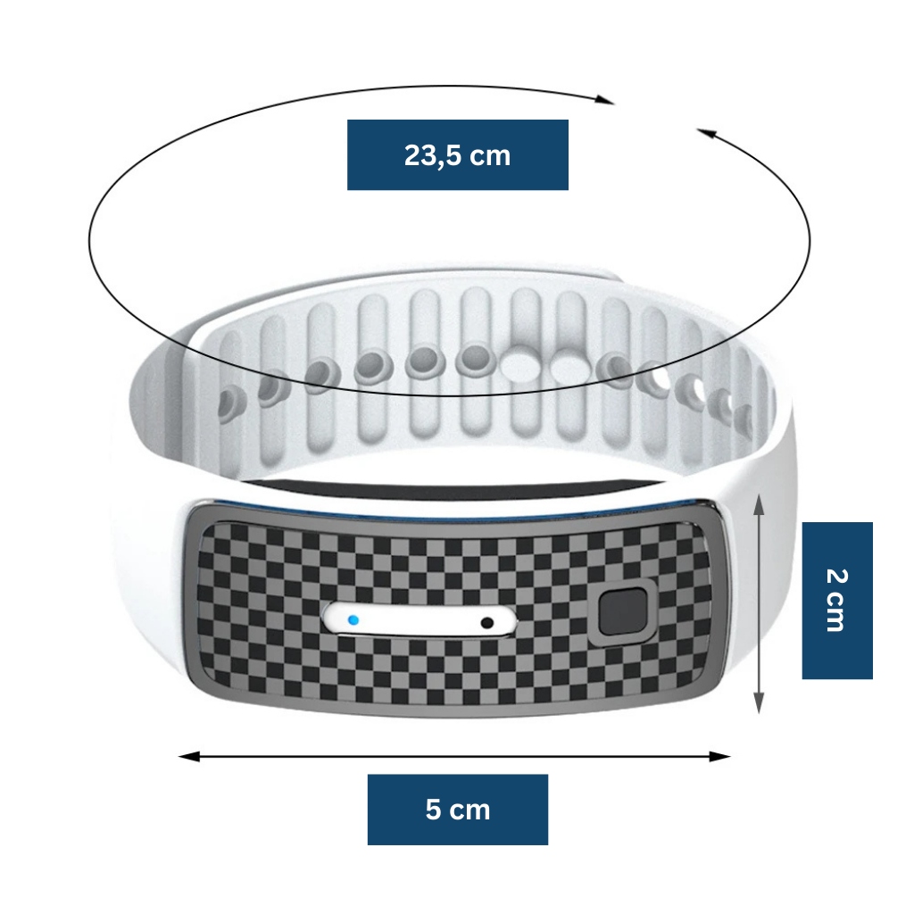 Natural Mosquito Repellent Bracelet with Essential Oils for Outdoor Camping, Hiking & Travel Protection