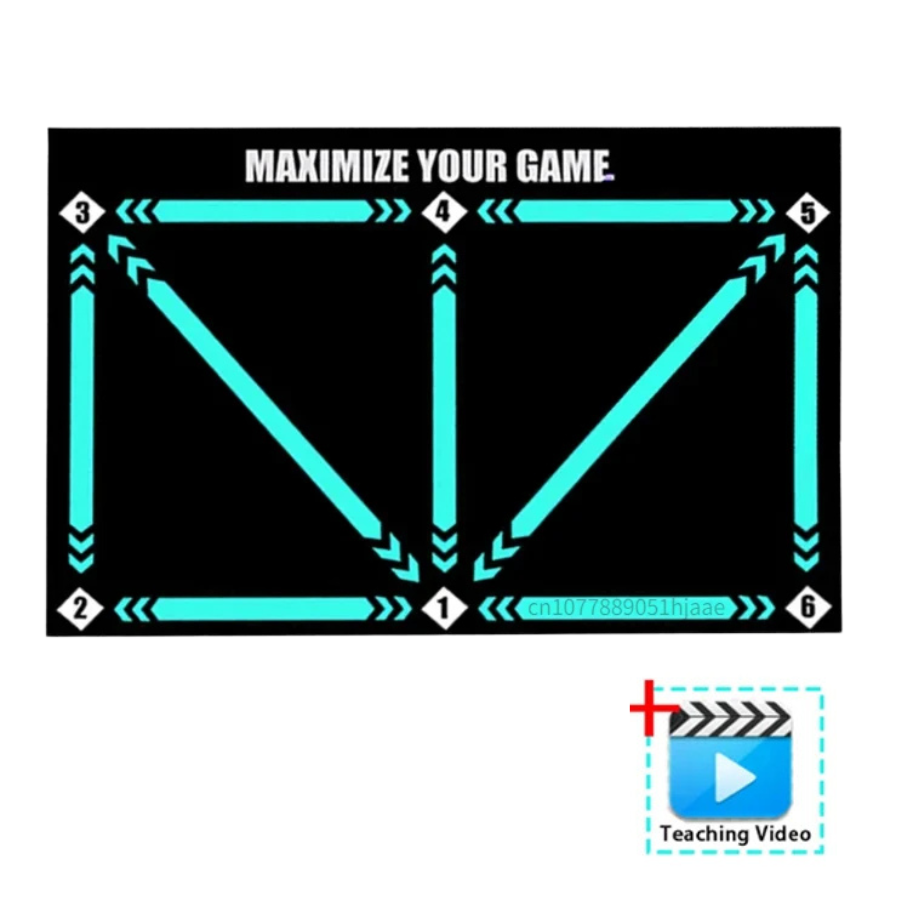 Football Pro Training Mat | Anti-Slip, 2x2m for Dribbling, Coordination & Daily Practice at Home