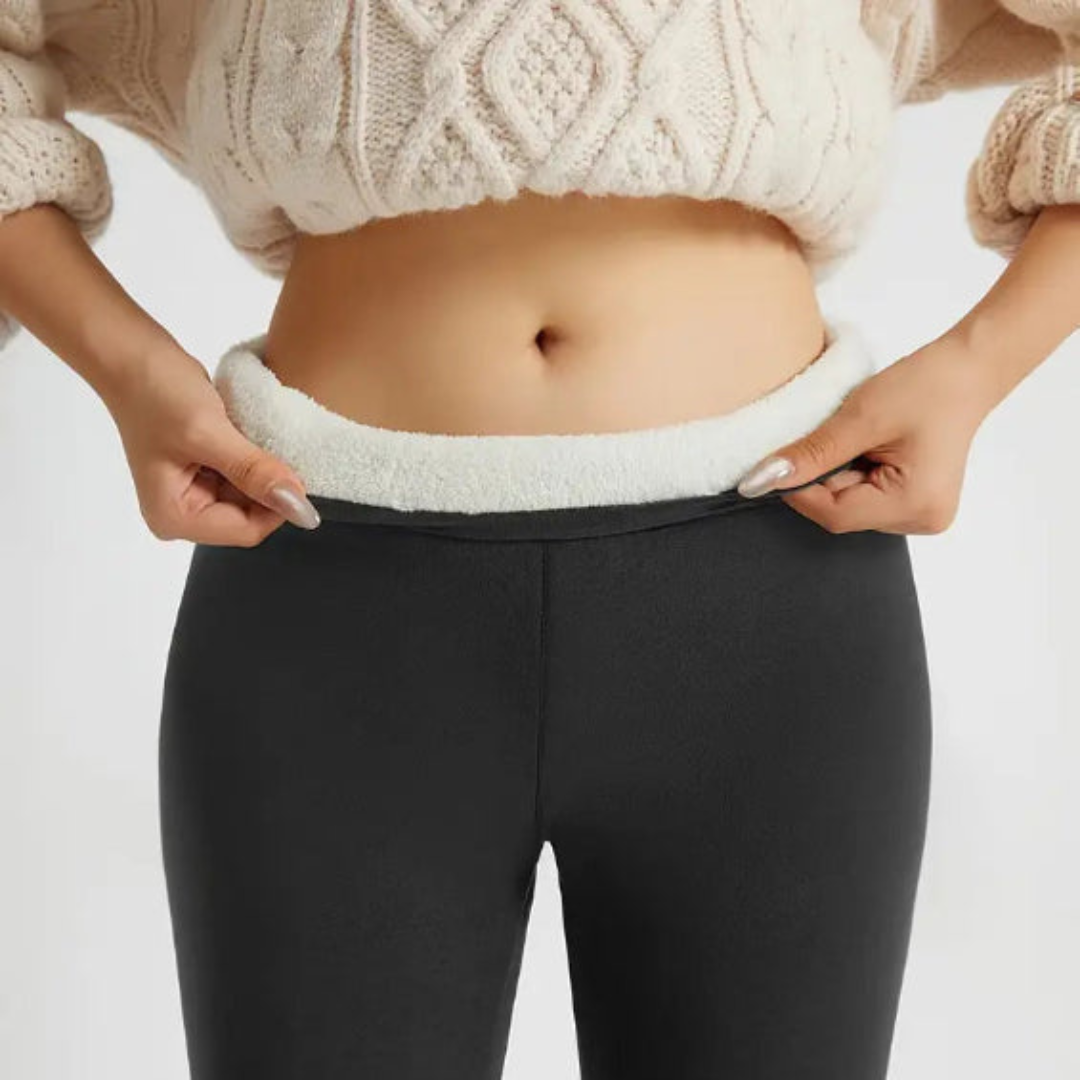 Premium Sherpa Fleece Leggings | Ultra-Soft, Stretchy & Warm for Winter Comfort and Style