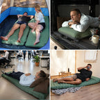 Camping Inflatable Portable Mattress | Lightweight, Built-in Foot Pump & Compact Design for Outdoor Adventures