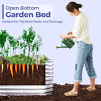 Galvanised Steel Raised Garden Bed | Durable, Modular Design for Organized Planting in Your Outdoor Space