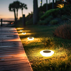 Recessed Ground Light Pack for Outdoor Pathway & Garden Lighting - Waterproof LED Fixtures