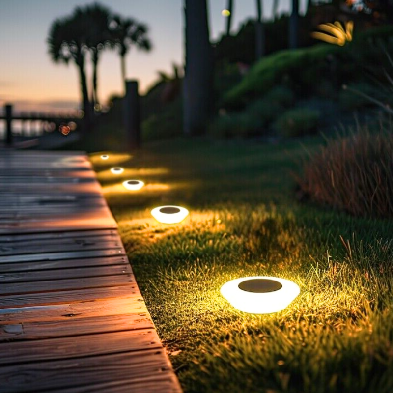Recessed Ground Light Pack for Outdoor Pathway & Garden Lighting - Waterproof LED Fixtures