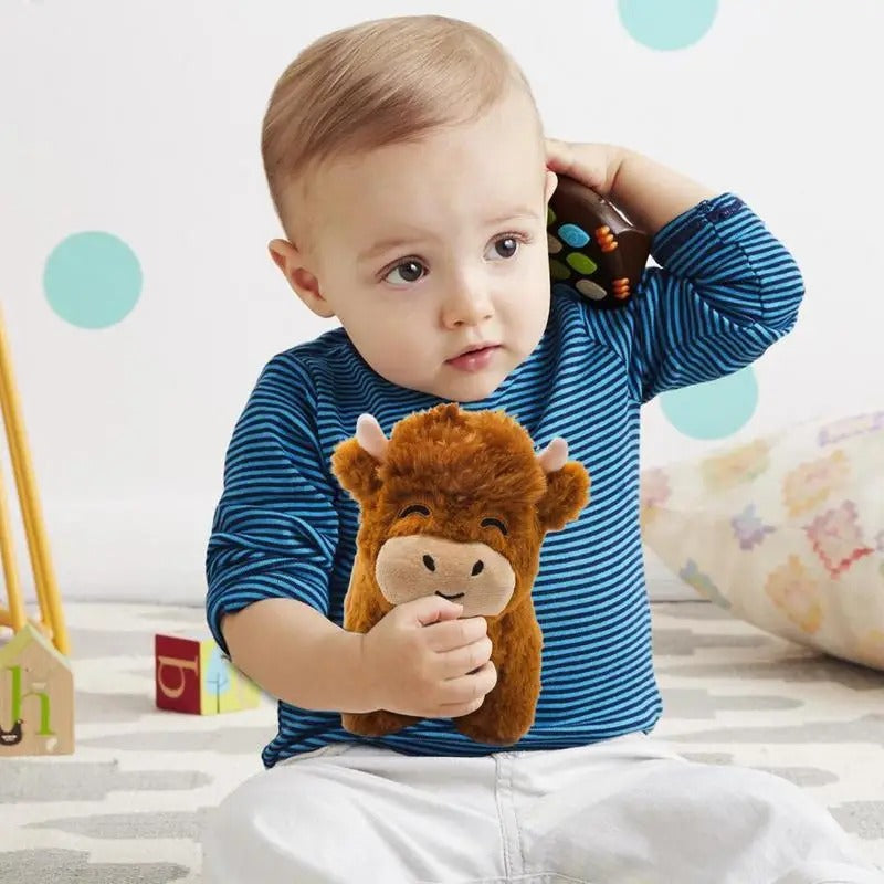 Fluffy Highland Cow Plush Toy | Soft, Cuddly & Perfect for Home Decor or Kids' Companionship