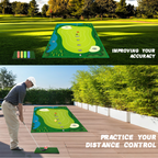 Chip And Stick Golf Game | 20 Sticky Balls, Quick Setup & Fun for Family Gatherings and Outdoor Competitions