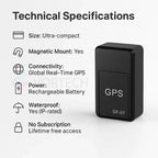 Small GPS Tracker | Magnetic, Waterproof Anti-Theft Locator for Vehicles & Personal Items with Global Tracking
