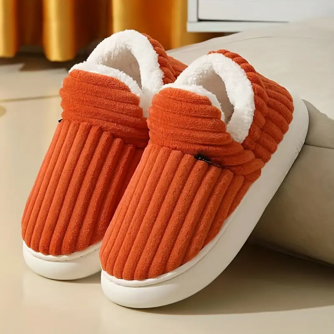 Fleece Comfort Slippers | Ultra-Soft, Memory Foam & Anti-Slip for Cozy Indoor Relaxation