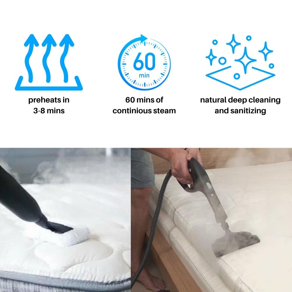 Steam Cleaner for Bed Bugs | High Temperature, Large Capacity & Effective for Home Use