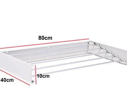 Folding Clothes Drying Rack | Space-Saving Wall-Mounted Design for Efficient Indoor Drying and Organised Laundry Spaces