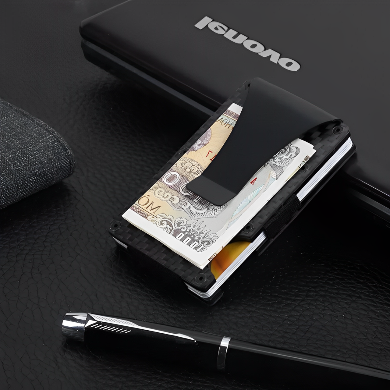 Men's Slim RFID Blocking Wallet | Holds Up to 15 Cards, Lightweight & Ideal for Business Travel