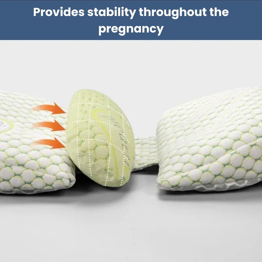 Orthopaedic U-Shaped Pregnancy Pillow | Full-Body Support, Ergonomic Design & Ideal for Sleeping, Nursing & Postpartum Comfort