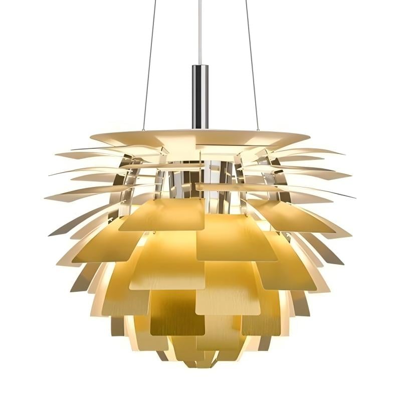 Artichoke Shape Pendant Lamp - Nordic Design Hanging Light Fixture for Modern Home Decor & Dining Spaces