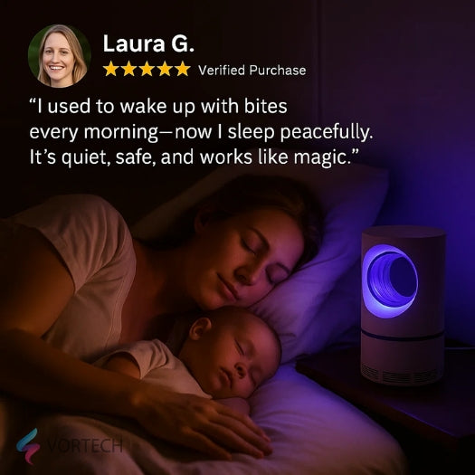 UV Light Insect Trap | Non-Toxic, Waterproof & Effective for Indoor and Outdoor Mosquito and Fly Control