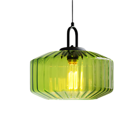 Retro Glass Pendant Light Fixture - Nordic Loft Style for Kitchen Island & Dining Room Lighting