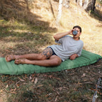 Camping Inflatable Portable Mattress | Lightweight, Built-in Foot Pump & Compact Design for Outdoor Adventures