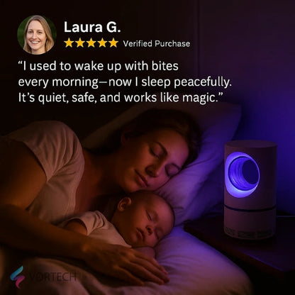 UV Light Insect Trap | Non-Toxic, Waterproof & Effective Mosquito Killer for Indoor and Outdoor Use