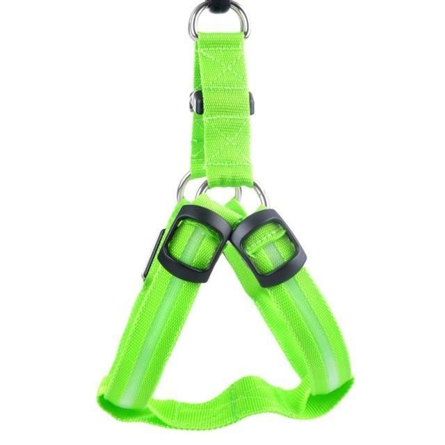 LED Dog Harness | Lightweight, Weather-Resistant & Visible Up to 1,000 Feet for Night Walks