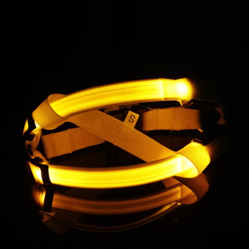 LED Dog Harness | Lightweight, Weather-Resistant & Visible Up to 1,000 Feet for Night Walks