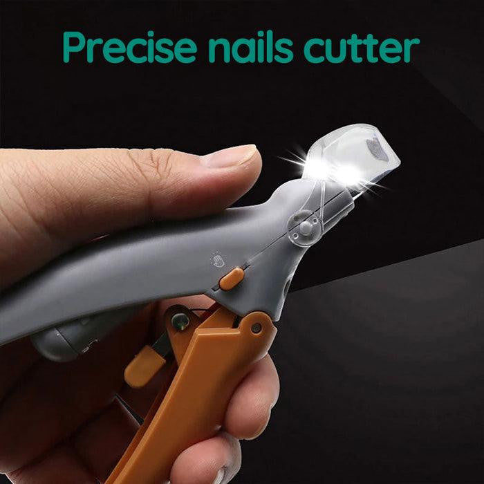 Pet Dog Nail Clipper with LED Light | Quick Sensor, 5x Magnification & Safe for Easy Home Grooming