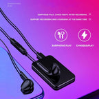 Mini Voice Recorder | Voice Activated, 376 Hours Storage & Ideal for Meetings, Surveillance & Professional Use