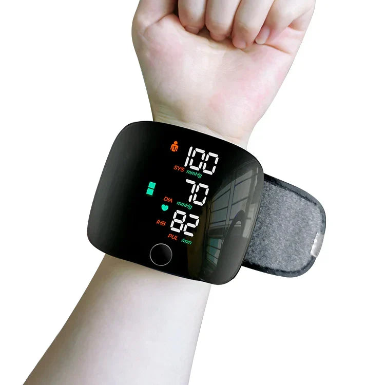 Wrist Blood Pressure Monitor | Accurate, Dual-User Memory & Compact Design for Home and On-the-Go Health Monitoring