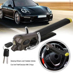 Powerful Car Steering Wheel Lock Bar | Three-Direction Lock Design & Adjustable for Enhanced Vehicle Security