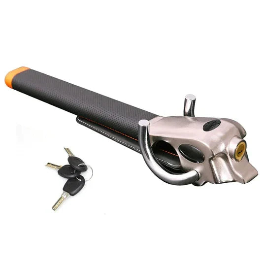 Powerful Car Steering Wheel Lock Bar | Three-Direction Lock Design & Adjustable for Enhanced Vehicle Security