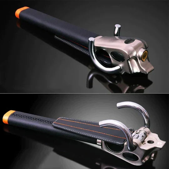Powerful Car Steering Wheel Lock Bar | Three-Direction Lock Design & Adjustable for Enhanced Vehicle Security