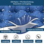 Ultralight Compact Sleeping Pad with Inflatable Design for Camping, Hiking, Backpacking &amp; Outdoor Adventures