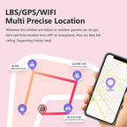 Kids’ GPS Smart Watch | 4G Calling, Real-Time Tracking & Waterproof for School, Outdoor Play & Family Safety