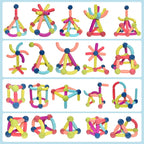 Magnetic Building Blocks | Durable, Safe & Creative Toy for Kids Aged 2+ to Enhance Coordination and Imagination