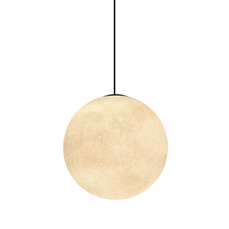 LED Pendant Ceiling Light - Modern 1-Light Supermoon Fixture, 10"/12"/16" Wide - Ideal for Dining Room & Living Spaces