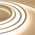 LED Waterproof Recessed Silicone Strip Lights - 10W Flexible Indoor/Outdoor Linear Lighting for Home & Garden Use