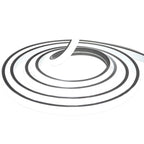 LED Waterproof Recessed Silicone Strip Lights - 10W Flexible Indoor/Outdoor Linear Lighting for Home & Garden Use