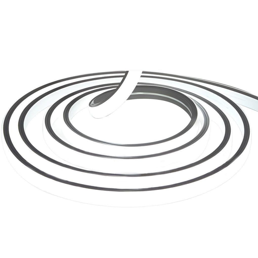 LED Waterproof Recessed Silicone Strip Lights - 10W Flexible Indoor/Outdoor Linear Lighting for Home & Garden Use