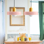 LED Glass Pendant Light with 2 Heads - Modern Design for Kitchen Island & Dining Room Lighting