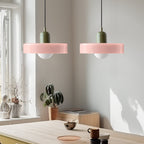 LED Glass Pendant Light with 2 Heads - Modern Design for Kitchen Island & Dining Room Lighting