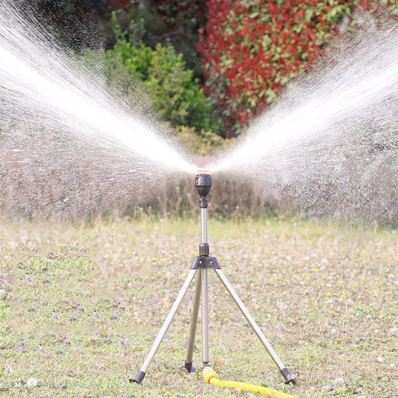 Rotary Tripod Sprinkler | Adjustable Coverage, Whisper-Quiet Operation & Ideal for Lawns and Gardens