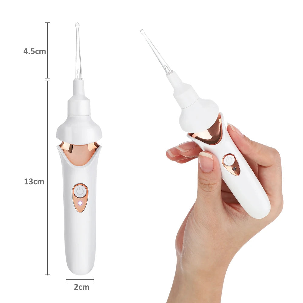 Ear Wax Cleaning Kit: Ear Vacuum and Electric Ear Cleaner for Safe & Effective Ear Wax Extraction & Hygiene Maintenance