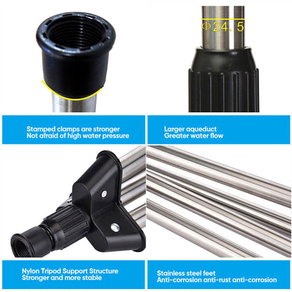 Rotary Tripod Sprinkler | Adjustable Coverage, Whisper-Quiet Operation & Ideal for Lawns and Gardens