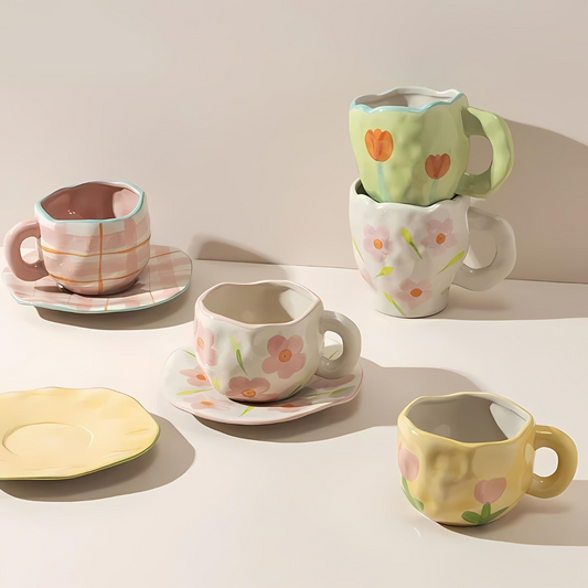 Ceramic Coffee Mug with Unique Handcrafted Design - Perfect for Hot Beverages & Daily Use