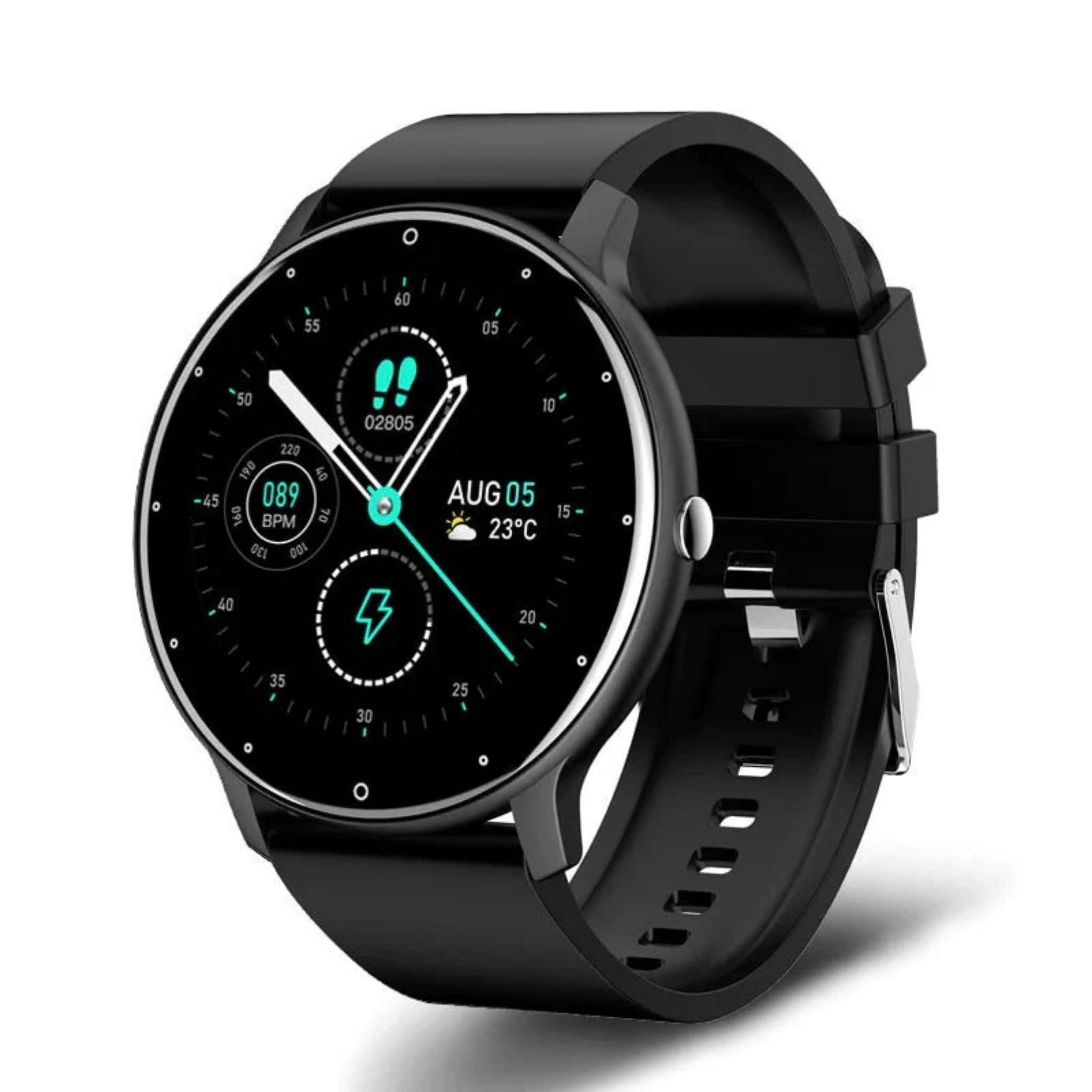 Smart Health Watch | Blood Pressure, Heart Rate & SpO₂ Monitor for Fitness Tracking & Sleep Analysis