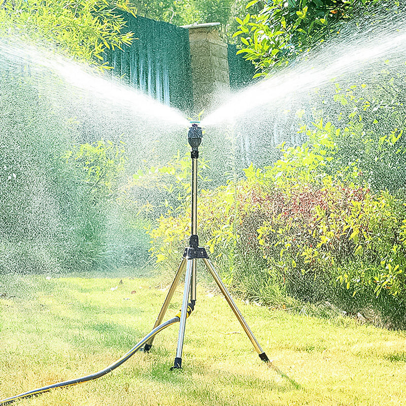 Rotary Tripod Sprinkler | Adjustable Coverage, Whisper-Quiet Operation & Ideal for Lawns and Gardens