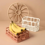 Modern Ceramic Fruit Bowl - Decorative Centerpiece for Kitchen & Dining Table