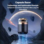 Mini Portable Electric Shaver | Waterproof, Ergonomic Design & Ideal for On-the-Go Grooming