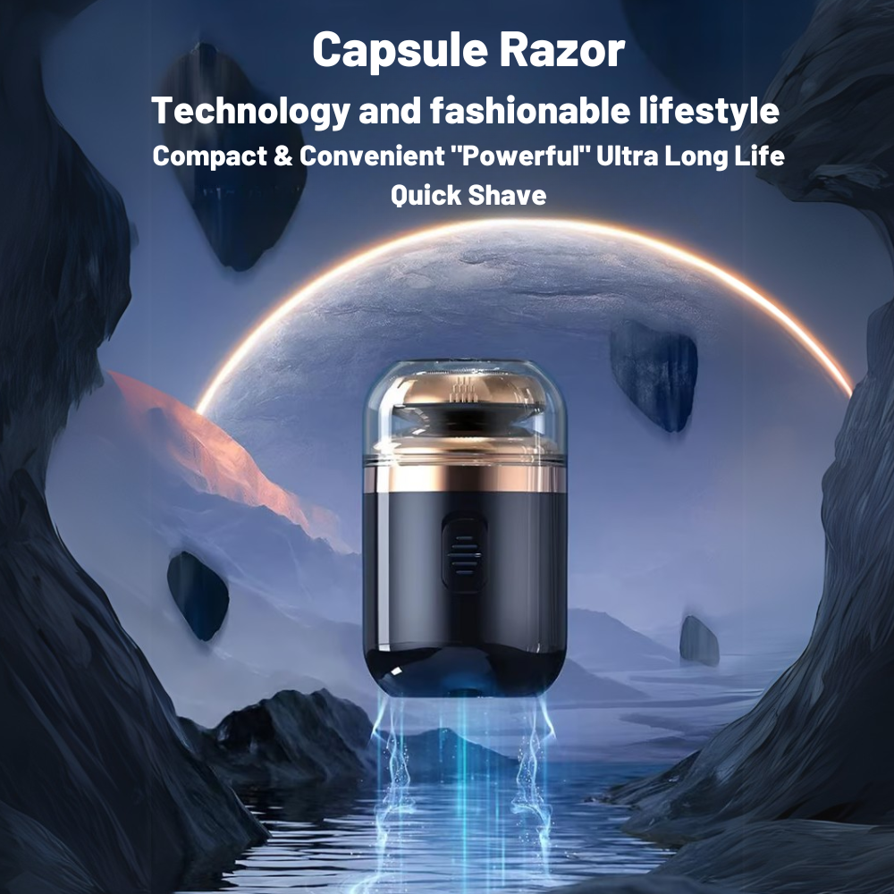 Mini Portable Electric Shaver | Waterproof, Ergonomic Design & Ideal for On-the-Go Grooming