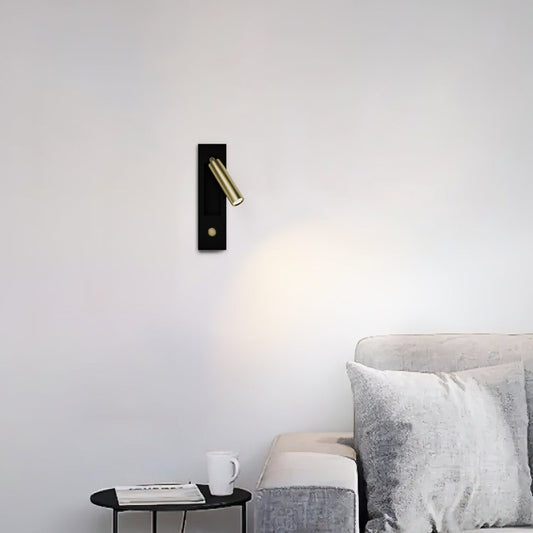 LED Wall Reading Lamp with Switch - Adjustable Light Fixture for Bedroom, Living Room, and Home Office Use