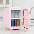Mini Fridge | Quiet Portable Cooler & Warmer with Dual Power for Travel, Home & Camping